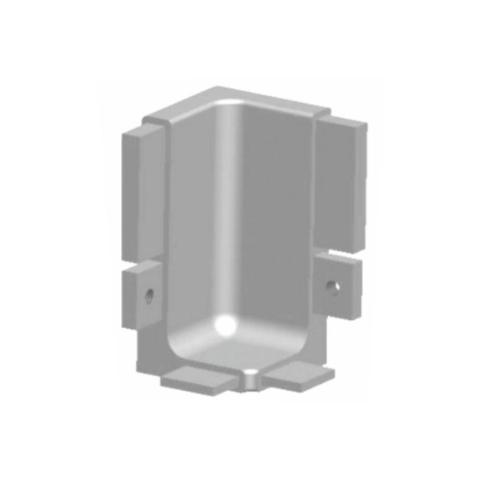 Inside L gola profile connector, AS0042 -  Gola Inner  Angle Profile  Connector with screws - SS Finish